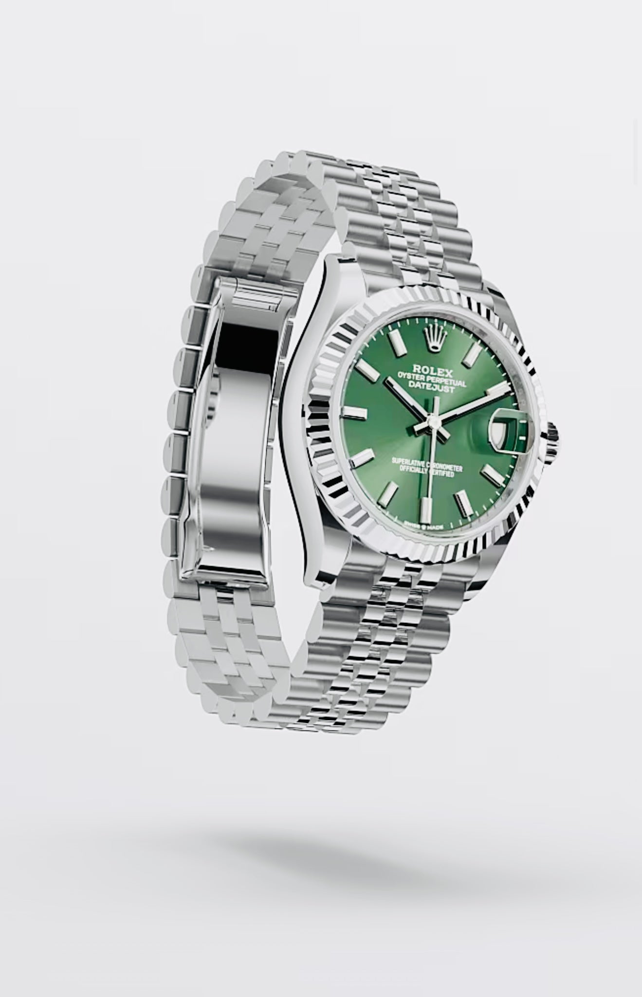 Rolex Datejust watch (Mint Green)