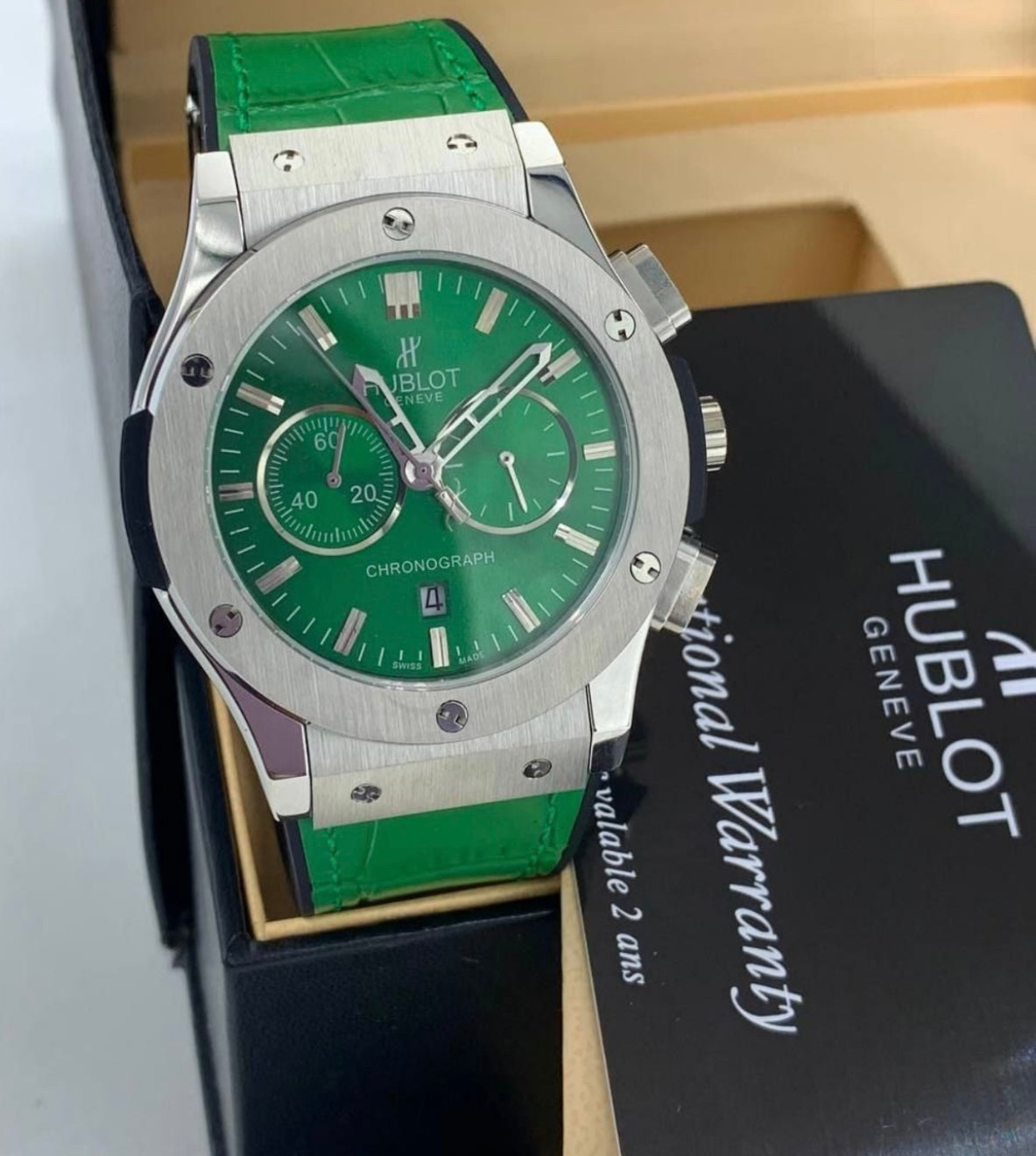 Hublot Classic Fusion Chronograph (green dial)